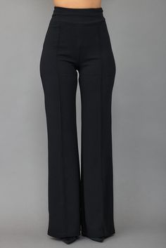 High Waist Pant This are the type of pants that you want in your closet, they are go with everything while creating a great figure. Solid, perfect fit, high waist pants. front line, flared leg design, with a zipper on the back. The fabric is a mixture of polyester and spandex. Flare Pants Outfit Business Casual, Long Pants For Women, Pinstripe Flare Pants, Slack Pants Outfits For Women, Formal Pants Women Classy, Women’s Slacks, Pant Trousers Women Outfit, Business Pants Women, Different Types Of Trousers