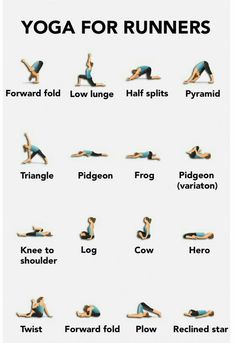 yoga poses for runners to do in the morning or night, and they are easy to do