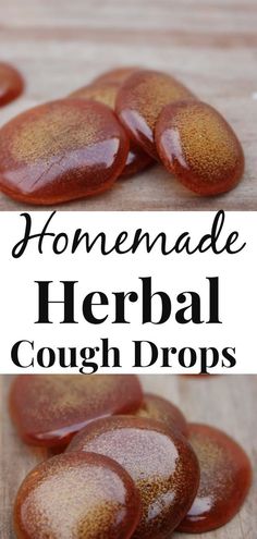 There are many different ways you can make your hard syrup into cough drops, you could even make them into lollipops with lollipop sticks and molds. One common way is to let the syrup cool until it’s just barely cool enough to handle, and then roll them into lozenges with your hands. Cough Drops, Stomach Ulcers, Natural Cough Remedies, Cough Remedies, Homemade Remedies, Healthy Eating Habits, Natural Medicine, Health Remedies, Herbal Remedies