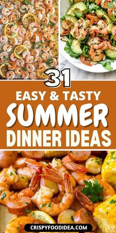 easy and tasty summer dinner ideas