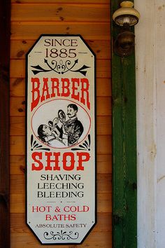 Barber Shop wall sign 1920s Barber Shop, Barber Poster, Old School Barber Shop, Barber Shop Sign, Barber Shop Quartet, Master Barber, Barber Pole, Victory Rolls, Vintage Barber