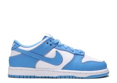 Dunk Low PS 'University Blue' - Nike - CW1588 103 - white/university blue/white | Flight Club Aestehtic Shoes, University Blue Dunks Outfit, Blue And White Dunks, University Blue Dunks, Blue Nike Dunks, Nike Dunk Low University Blue, Blue Dunks, Nike Items, Unc University