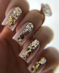 Nail Designs Bling, Makeup Nails Designs, Long Nail Designs, Cute Nail Art Designs, Blush Nails, Pretty Nail Art Designs, Nail Envy, Glam Nails