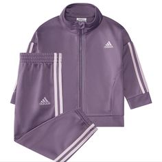 Nwt. Bin Sg.L Purple Adidas, Jacket And Pants Set, Adidas Baby, Adidas Tracksuit, Adidas Track Suit, Adidas Track, Adidas Outfit, Track Suit, Cute Jackets