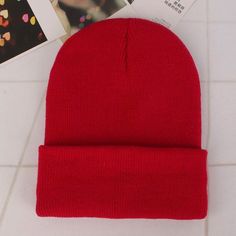 Red Unisex Beanie One Size Fits Most New Boutique Item Acrylic Solid Color Warm Skully Personalize With A Patch Or Pins Available In Various Colors! Patch Not Included Beanies Knitted, Plain Red, Red Beanie, Men's Beanies, Cozy Accessories, Beanie Hats For Women, Fall Hats, Winter Cap, Casual Cap