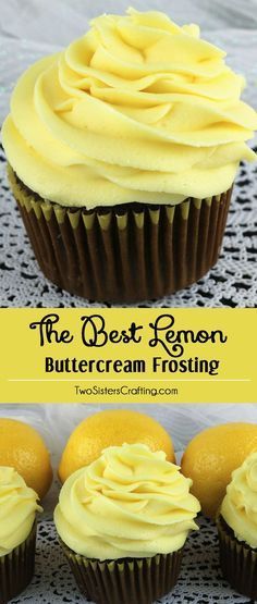 the best lemon buttercream frosting for cupcakes