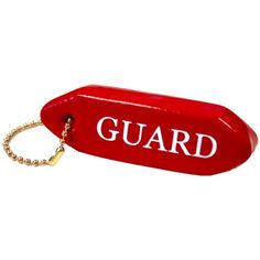 Kemp USA Keychain With GUARD Logo, Red Eye Wash Station, Red Keychain, Water Rescue, Train Book, First Aid Supplies, The Guard, Floating In Water, Restaurant Supplies, First Aid Kit