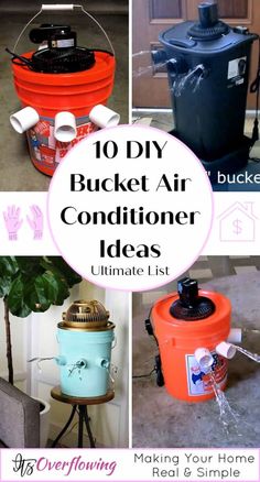 the top ten diy bucket air conditioner ideas that you can use in your home