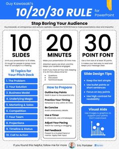 an info sheet with instructions on how to use the powerpoint slider for presentations