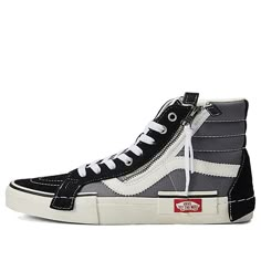 Vans Sk8Hi Reissue Cap VN0A3WM1603 Zapatillas All Star, Black High Top Vans, Vans Shoes Fashion, Vans Sk8 Hi Reissue, Stem Style, Sk8 Hi Vans, Sneakers Vans, Shoes Grey, Vans Sk8 Hi