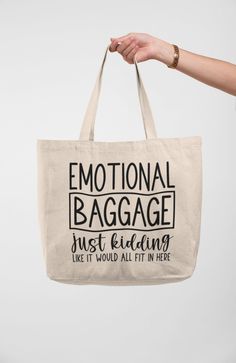 Not Here, Sublimation Items To Sell, Sublimation Bags, Sublimation Tote Bag Ideas, Cricut Tote Bags, Bag Ideas Design, Emotional Baggage Bag, T Shirt Print Ideas, Funny Bags Diy