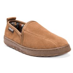 MUK LUKS® is bringing back Men's slippers! We are still giving men the comfort and style on their feet this season. Our slipper is extremely comfortable, and easy to slip on and wear! 100% cow suede with 100% polyester Berber lining. With a TPR sole that can be worn inside or outside! Available in whole sizes 9-13 in Chocolate and Tan. Imported.
Wipe with Damp Cloth. Do Not Bleach. Dry Flat.
Details:-TPR Sole-100% Polyester Faux Fur Insole-100% Cow Suede Upper-100% Polyester Faux Fur Lining Slip On Slippers, Ankle Sneakers, Branded Shoes For Men, Men's Slippers, Men Suede, Suede Slippers, Moccasins Slippers, Slipper Shoes, Mens Slippers