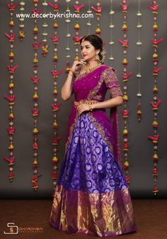 Pellikooturu Decor, Net Half Saree Designs, Net Half Saree, Latest Half Saree Designs, Traditional Half Saree Designs, Traditional Half Saree, Lehenga Latest, Pattu Lehenga, Sari Lehenga