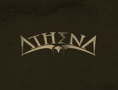 the logo for an upcoming band called ahna, which is featured in black and white