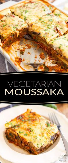 vegetarian moussaka is an easy and delicious side dish