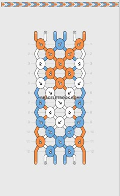 the diagram shows how many different colors can be seen in this image, including orange and blue