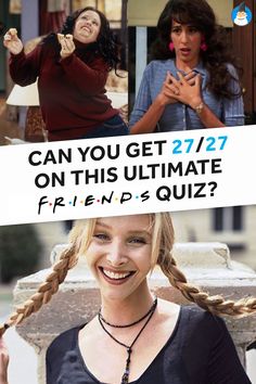 the poster for friends quiz shows two women with braids in their hair and one woman holding