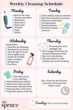 the ultimate cleaning checklist for every homeowner's needs to clean their house