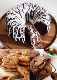 there are many different types of cakes and cookies