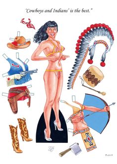 Steampunk Paper Dolls, Betty Page, Pin Up Girl Vintage, Artistic Pictures, Popular Clothing, Paper Dolls Book, Japanese Tattoo Art