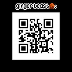 a qr - code with the word ginger beast 8 on it