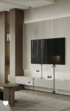 Tv Cabinet Measurements, Zona Tv, Tv Rum, Home Hall Design