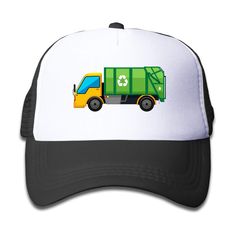 PRICES MAY VARY. Adjustable plastic snap back, one size fits toddler/youth/teenagers most 2-8 years old, mesh baseball cap for toddler, little boys and girls Holiday Party Costume Gift -- Cute garbage trucks fan hat, kids garbage man party halloween costume, funny birthday gifts for your child, grandson, granddaughter Outdoor Gear -- The pre-curved visor protects your child skin from harmful UV rays and keeps their hair out of your face and eyes. Gifts for son, daughter, grandson, granddaughter, Girls Holiday Party, Truck Hat, Hat For Boys, Truck Caps, Distressed Hat, Hip Hop Hat, Unique Hats, Funny Birthday Gifts, Garbage Truck