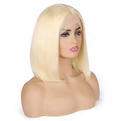 This 613 Blonde Bob Wig is the perfect choice for achieving a natural-looking hairstyle. Made of human hair, it boasts a realistic HD transparent frontal and pre-plucked baby hair for an ultra-realistic finish. Its straight design adds volume and length, instantly transforming your look. PRODUCT FEATURES Item: Ishow Hair 613 Blonde Straight Bob Wig Unprocessed Human Hair Short Wigs Hair Material: Human Hair Weave, 10A Grade, No Shedding, Tangle Free Hair Color: Blonde 613 Color Hair Grade: 10A G 613 Blonde Bob, Best Human Hair Extensions, Straight Bob Wig, Straight Bob Hairstyles, Bob Cut Wigs, Blonde Bob Wig, Straight Blonde Hair, 613 Blonde, Straight Bob