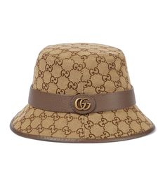 GG canvas bucket hat in beige Gucci Bucket Hats, Gucci Bucket Hat, Gucci Hat, Dark Autumn, Jewelry Show, Summer Accessories, Designer Wear, Festival Outfits, Leather Fashion