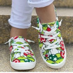 Brand New Women's Grinch Christmas Slip-On Sneaker European Size 39 Should Fit Woman's 8 To 8.5 Grinch Shoes, Knee High Sneakers, New Balance Womens Shoes, Timberland Shoes Women, Nike Casual Shoes, Converse All Star White, Nike Casual, Leopard Print Sneakers, Nike Waffle