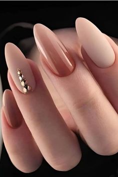 Copper Nails, New Nail Art Design, Nude Nail Designs, New Nail Art, Classy Nails, Cool Nail Designs, Nail Art Inspiration, Chic Nails, Nail Arts