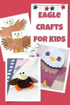 Introducing kids to eagle crafts for kids can help them learn more about these fascinating birds and appreciate their importance in nature. From making eagle handprint crafts to creating paper bag eagles, these kids crafts can be both educational and fun for children of all ages. So, let your child’s imagination take flight as they embark on an educational journey with these fun eagle activities for kids. Also, be sure to check out all of our animal crafts for more ideas.