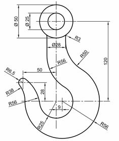 the drawing shows an image of a ball bearing machine with measurements for each side and sides