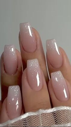 Nail Extensions For Bride Indian, Gel Nail Inspiration Winter, Unique Bridal Nails, Mother Of The Bride Nails Ideas, Bridesmaid Nails, Manicure Nail Designs, French Manicure Nails, Subtle Nails, Nail Art Designs Videos