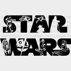 Star Wars Disney Dtf Transfer Unisex - S & M (10’) / Dark Color Design See Imaging Star Wars Tshirt Ideas, Star Wars Cricut Projects, Star Wars Stencil, Disney Iron On, Star Wars Svg, Star Wars Valentines, Dtf Designs, Cruise Shirts, Stencil Ideas