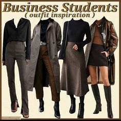 Business Students, Mode Ulzzang, Academia Outfits, Academia Clothes, Academia Style, Dark Academia Fashion