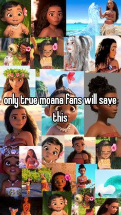 the faces of moan and pooh from disney's moan movie are shown in this collage