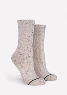 A classic rib women's boot socks with colourful speckles to add some fun! Dress up or dress down with extra comfort and coziness. Pairs perfectly with your favourite winter boots! Details: Size Guide One size fits most.Recommended Women's US shoe size 6-10, Euro 36 - 41. Materials 54% Polyester, 19% Nylon, 19% Acrylic, 6% Wool, 2% SpandexMade in China Care Instructions Machine wash cold, no chlorine bleach,hang dry recommended. Fun Dress, Natural Women, Outdoor Men, Women Essentials, Boot Socks, Grey Women, Dressed Down, Inspirational Gifts, Winter Boots