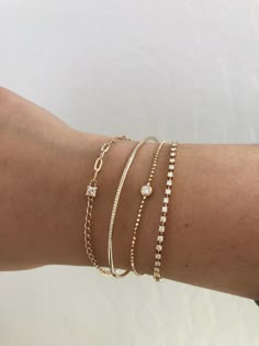 Sabrina Bracelet – Kasia J. Formal Bracelets, Everyday Gold Bracelet, Single Diamond Bracelet, Stacked Bracelets, Everyday Bracelet, Small Bracelets