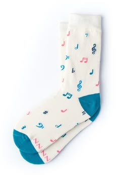 Whether you're a musician, an avid listener or concert-goer, these buttery-soft Music Note socks will be music to your toes. Cool Socks Aesthetic, Masc Cottagecore, Avocado Socks, Chicago Symphony Orchestra, Goth Cottagecore, Socks Aesthetic, Unique Socks, Funky Socks, Fun Socks