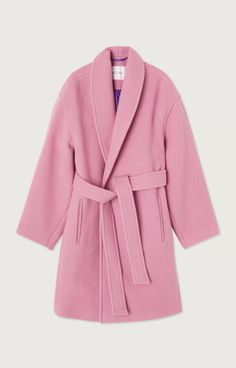 Women's coat Bazybay - BLUSH 54 Long sleeve Pink - H24 Pink Winter Coat, Pink Winter, Shell Pink, Women's Coat, Anna Wintour, American Vintage, Winter Coat, Coats For Women, Blush Pink