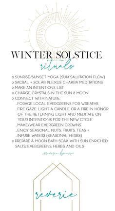 reverie_ winter solstice rituals Crystals For Winter Solstice, Winter Solstice 2023, Winter Solstice Southern Hemisphere, Winter Solstice Yoga, Personal Rituals, Winter Solstice Rituals, Winter Solstice Party, Winter Solstice Celebration, Happy Winter Solstice