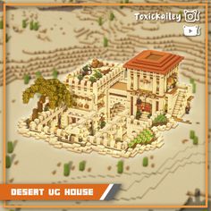 the desert uc house in minecraft