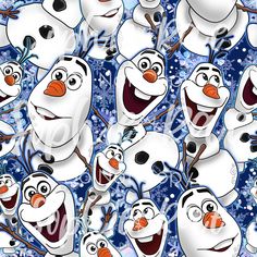 an image of many cartoon characters in the disney movie frozen world wallpaper murals