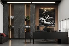 METAL SPEED // DESIGN PROJECT OF A MOTORCYCLE SALON Flooring