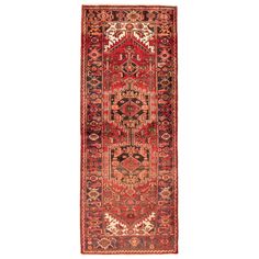 Anadol rugs are handmade by semi-nomadic tribes who live along the Anatolian Mediterranean coast. Red Wool Rug, Maroon Persian Rug, Mediterranean Coast, Red Vintage Rug Runner, Red Orientalist Rug, Rug Store, Anatolian Rug, Rugs Online, Hand Knotted