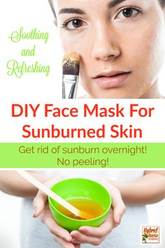 Sunburned Face, Cooling Face Mask, Sunburnt Face, Soothing Face Mask, After Sun Spray, Cucumber Face Mask