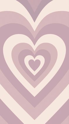 an image of a heart made out of pink and purple shapes on a white background