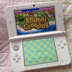 an animal crossing game is displayed on the nintendo wii console in this undated image