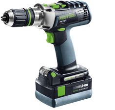 a cordless drill is shown on a white background